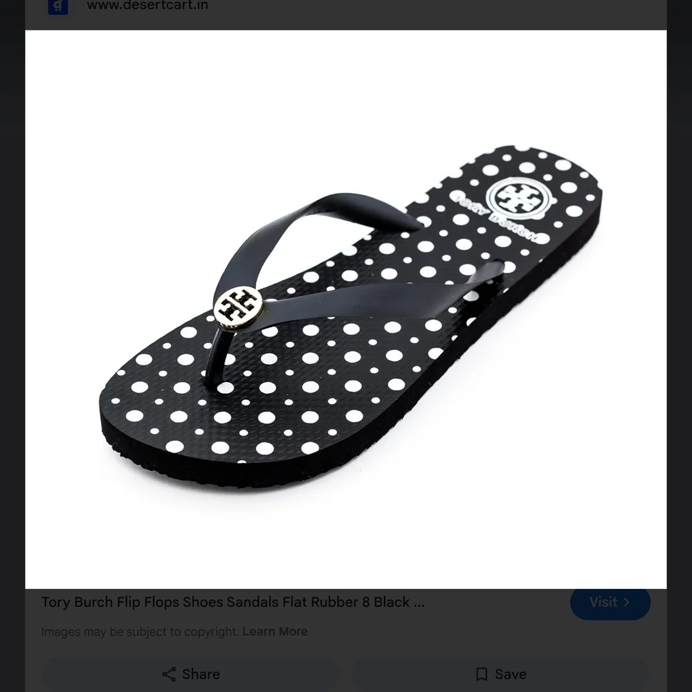 Tory Burch flip-flop sandals With GOLD Logo